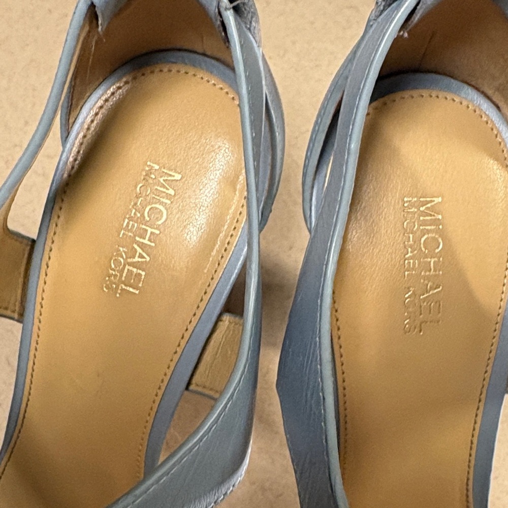MICHAEL Michael Kors Berkley Sandal Pale Blue - Picture 4 of 7